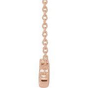 14K Rose Sister 18" Necklace