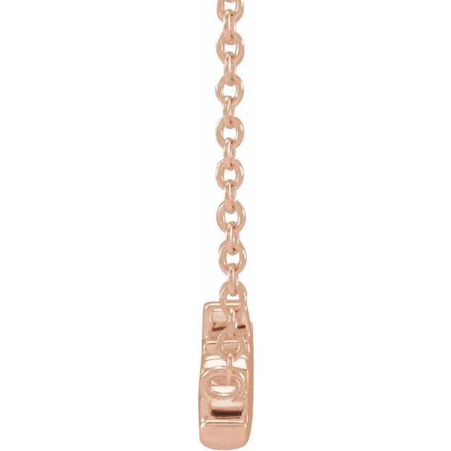 14K Rose Sister 18" Necklace