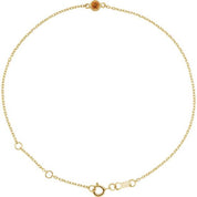 14K Yellow Natural Citrine 6 1/2-7 1/2" Bracelet