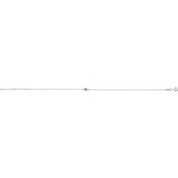Platinum Natural Blue Zircon Bezel-Set Solitaire 6 1/2-7 1/2" Bracelet