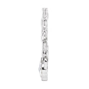 Platinum .06 CTW Rose-Cut Natural Diamond 18" Necklace