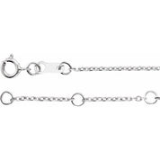 Sterling Silver Lab-Grown Diamond 6 1/2-7 1/2" Bracelet