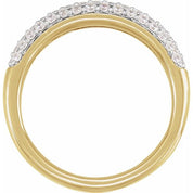 14K Yellow 1/2 CTW Lab-Grown Diamond Ring