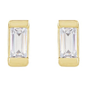 14K Yellow .08 CTW Lab-Grown Diamond Earrings