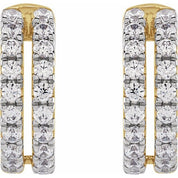 14K Yellow 1/2 CTW Lab-Grown Diamond Ear Cuff