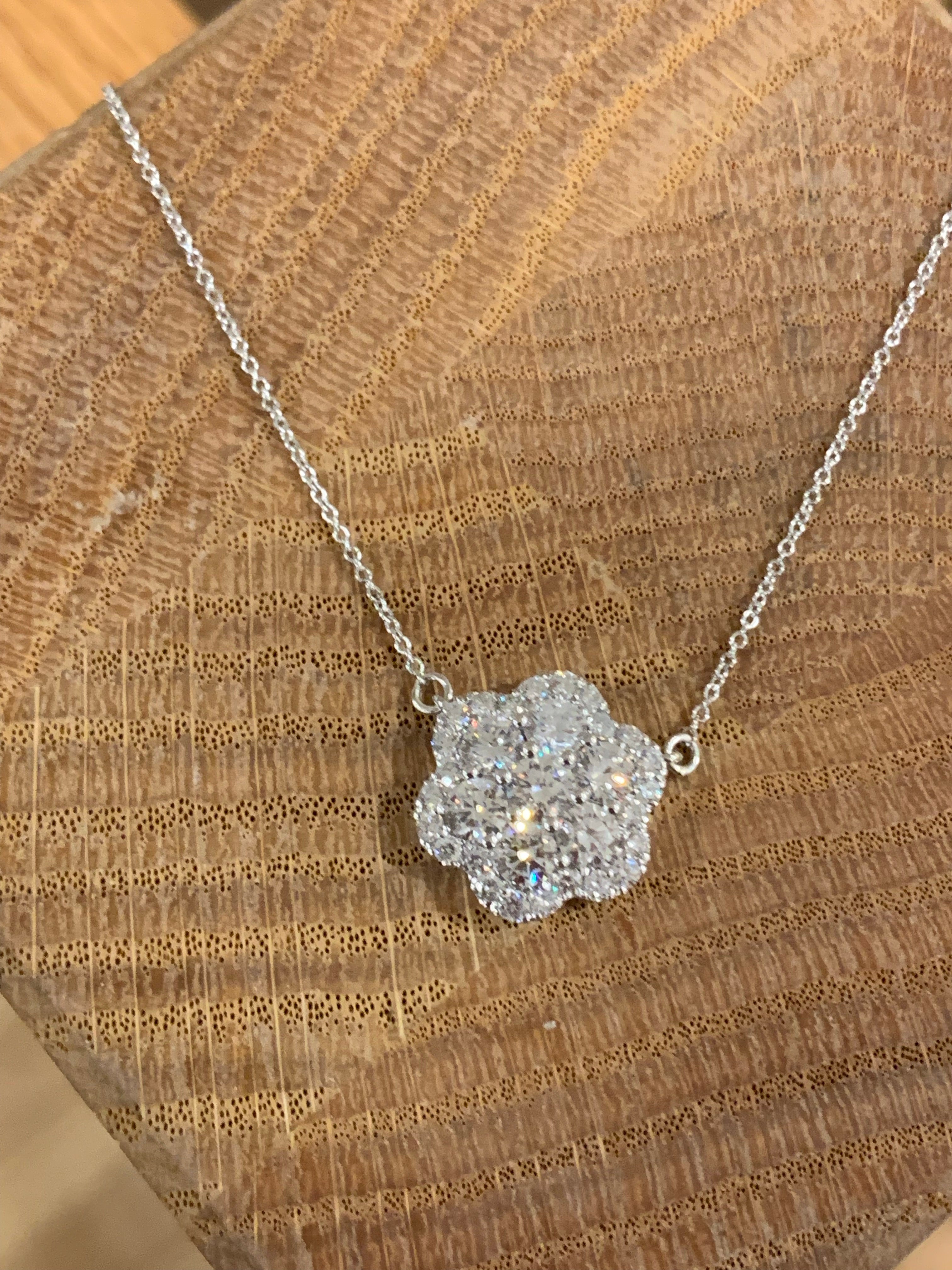 Flower Cluster Pendant - Motek Jewelry