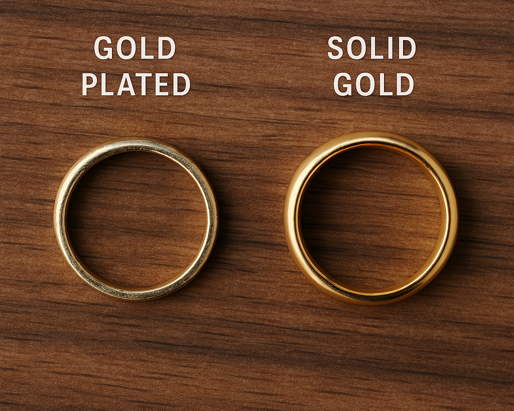 Gold Plated vs. Solid Gold: What's the Difference?