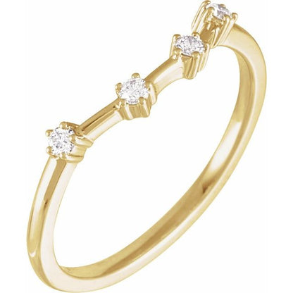 14K Gold Natural Diamond Constellation Rings - Stylish Zodiac Jewelry Collection