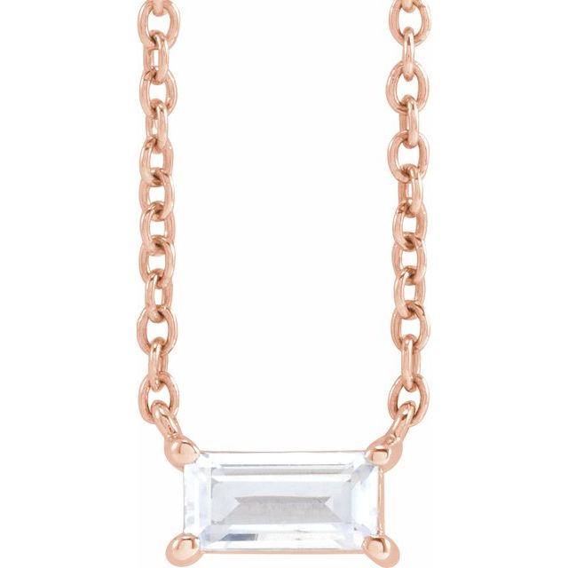 3 CT Lab-Grown Diamond Necklace 16-18"