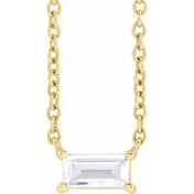 14K 1/3 CT Lab-Grown Diamond Necklace 16-18"
