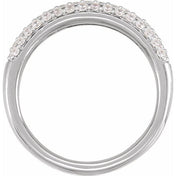 14K White 1/2 CTW Lab-Grown Diamond Ring