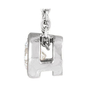 Sterling Silver 3/4 CT Lab-Grown Diamond Bezel-Set 16-18" Necklace