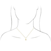 14K Yellow .04 CTW Natural Diamond Smiley Face Charm/Pendant