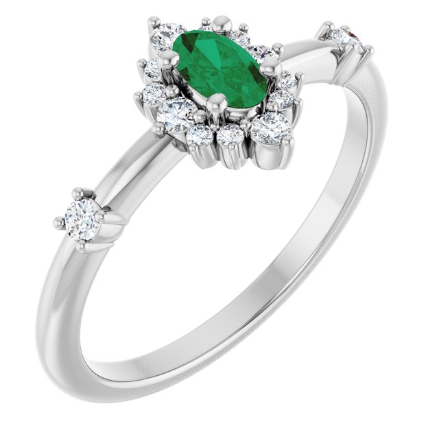 6 CTW Natural Diamond Halo-Style Ring
