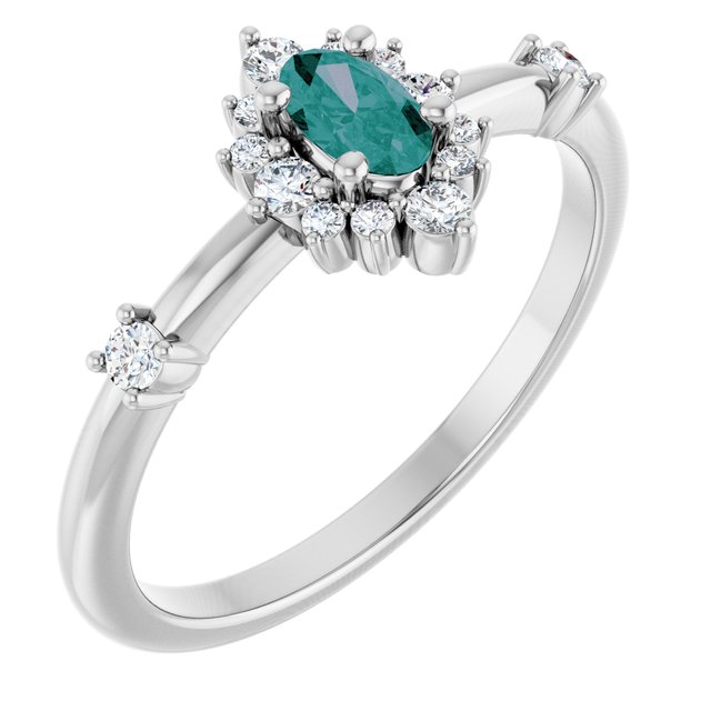 6 CTW Natural Diamond Halo-Style Ring