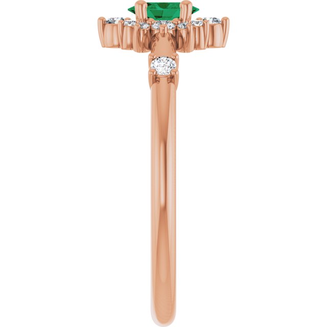 6 CTW Natural Diamond Halo-Style Ring