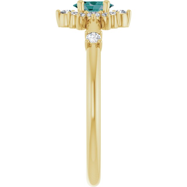 6 CTW Natural Diamond Halo-Style Ring