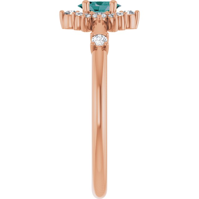 6 CTW Natural Diamond Halo-Style Ring