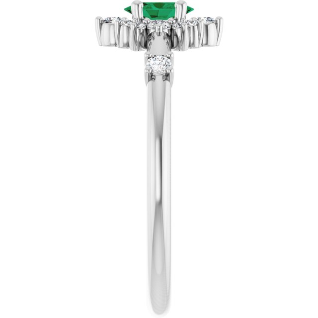 6 CTW Natural Diamond Halo-Style Ring