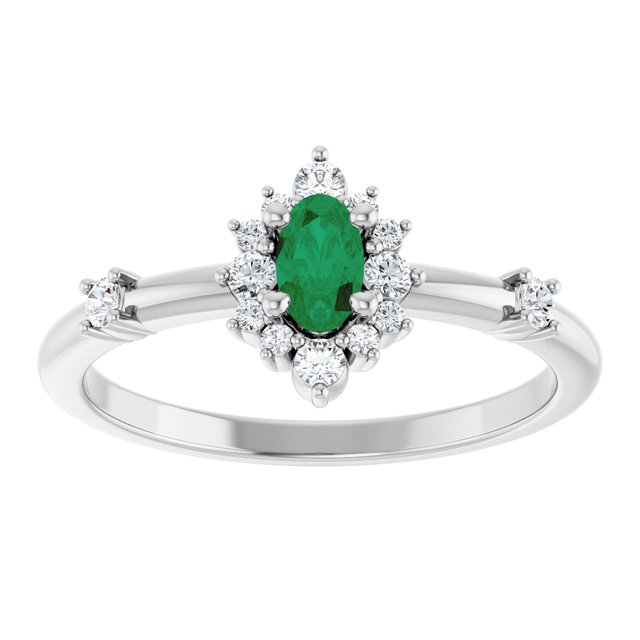 6 CTW Natural Diamond Halo-Style Ring
