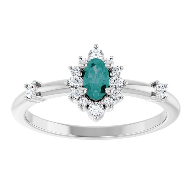 6 CTW Natural Diamond Halo-Style Ring