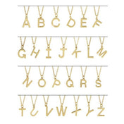 18K Rose Gold-Plated Sterling Silver Initial A Dangle 18" Necklace