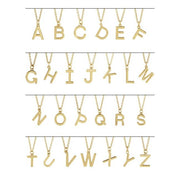 14K White Initial O Dangle 18" Necklace