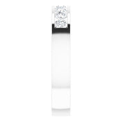 14K White 5/8 CTW Lab-Grown Diamond Band