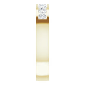14K Yellow 5/8 CTW Lab-Grown Diamond Band