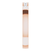 14K Rose 1/5 CTW Lab-Grown Diamond Band