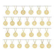 14K White Initial R 16-18" Necklace