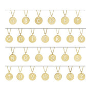 14K Yellow Initial P Pendant