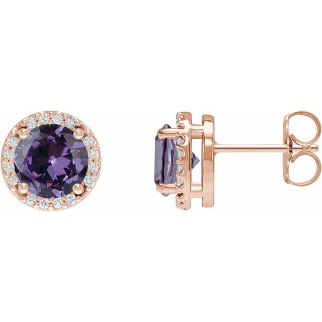 10 CTW Natural Diamond Halo-Style Earrings