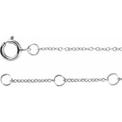 14K Yellow .05 CTW Natural Diamond Initial U 6-7" Bracelet