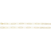 14K Yellow Gold-Filled 6.2 mm Paperclip-Style 20" Chain