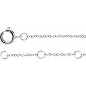14K White .04 CTW Natural Diamond Initial X 6-7" Bracelet