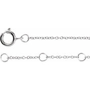 14K White .04 CTW Natural Diamond Initial X 6-7" Bracelet