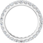 Platinum 1 1/2 CTW Diamond Eternity Band Size 7