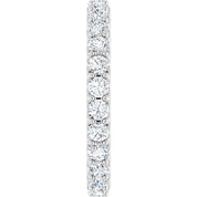 Platinum 1 1/2 CTW Diamond Eternity Band Size 7