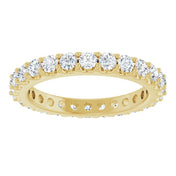 14K Yellow 1 1/2 CTW Diamond Eternity Band Size 7