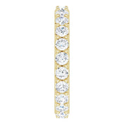 14K Yellow 1 3/8 CTW Diamond Eternity Band Size 4.5