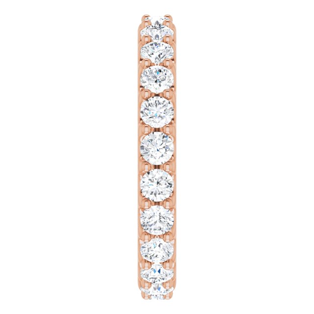 8 CTW Diamond Eternity Band Size 4.5