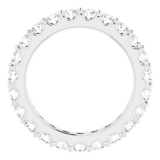 8 CTW Diamond Eternity Band Size 4.5