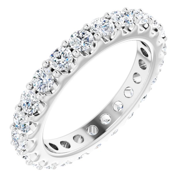 8 CTW Diamond Eternity Band Size 4.5