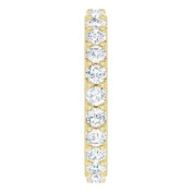 14K Yellow 1 3/8 CTW Diamond Eternity Band Size 5