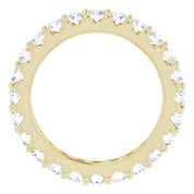 14K Yellow 1 3/8 CTW Diamond Eternity Band Size 5
