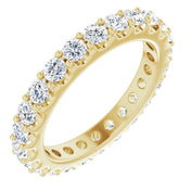 14K Yellow 1 3/8 CTW Diamond Eternity Band Size 5.5