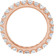 14K Rose 1 1/2 CTW Diamond Eternity Band Size 6