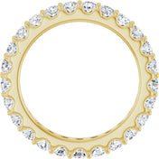 14K Yellow 1 1/2 CTW Diamond Eternity Band Size 6