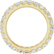 14K Yellow 1 1/2 CTW Diamond Eternity Band Size 6